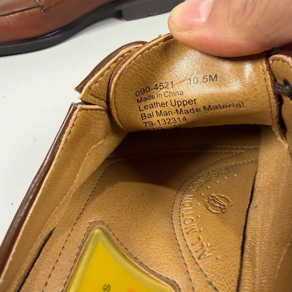Dockers Brown Leather Lace-Up‎ Oxfords